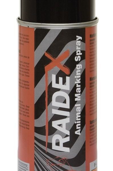 Merke spray RAIDEX 400ml RØD