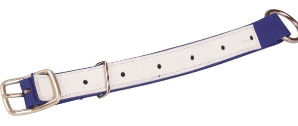 Halsband. for sau. nylon. 60 cm lang. Blå