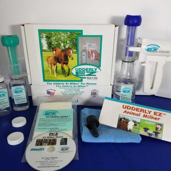 Udderly MELKEPUMPE HEST INKL. 2 FL.