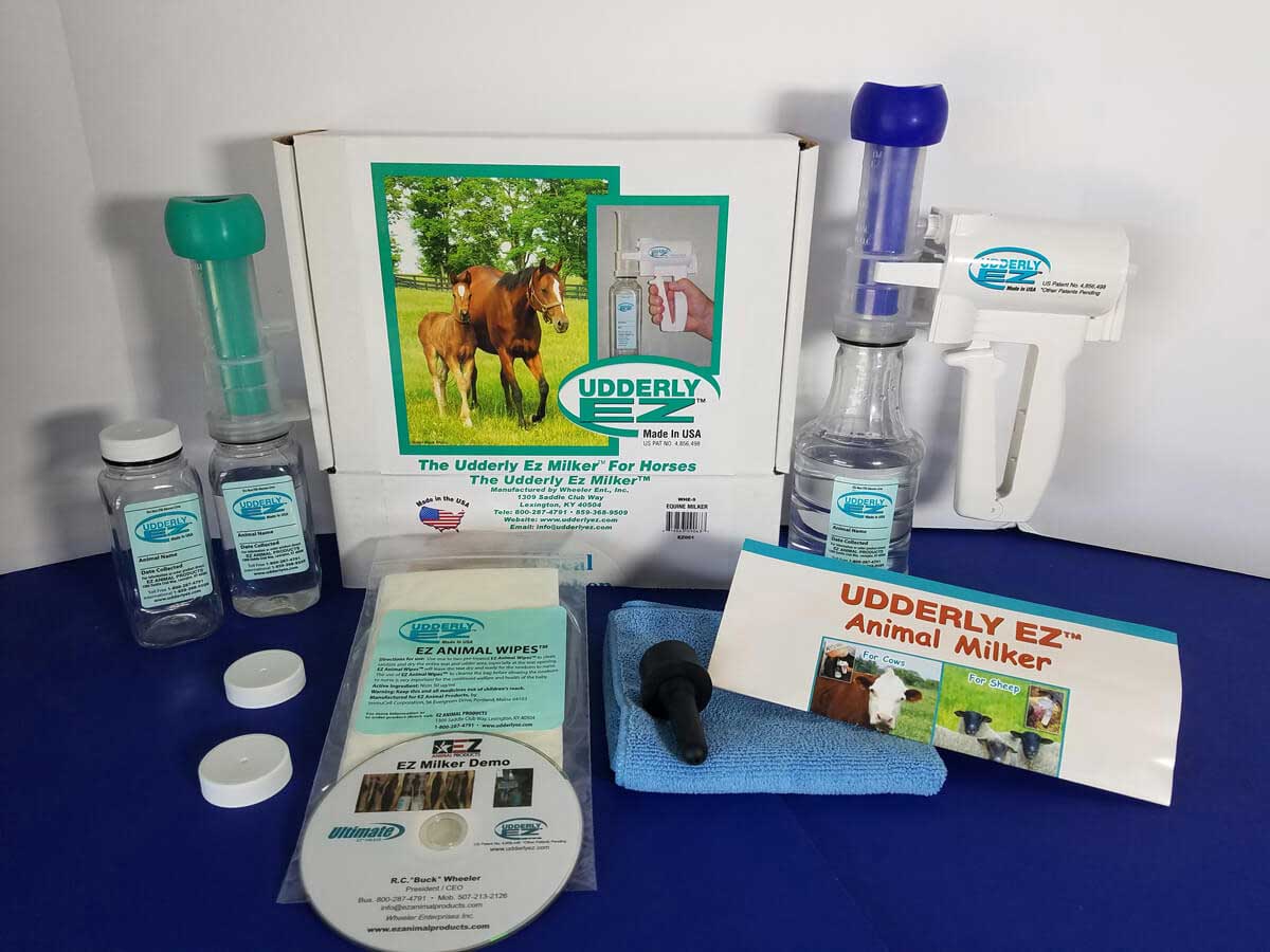 Udderly MELKEPUMPE HEST INKL. 2 FL.