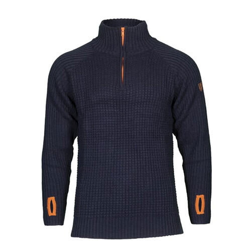 LOXY VILLMARKSGENSER MARINEBLÅ 60% MERINOULL