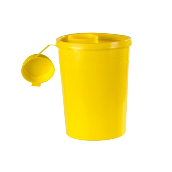 Kanylebøtte gul 2 liter