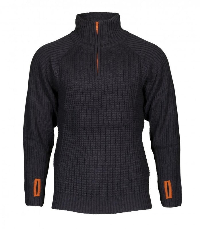 LOXY VILLMARKSGENSER KOKSGRÅ. 60% MERINOULL