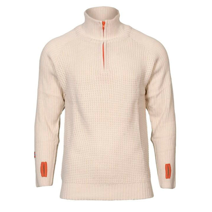 LOXY VILLMARKSGENSER OFFWHITE. 60% MERINOULL