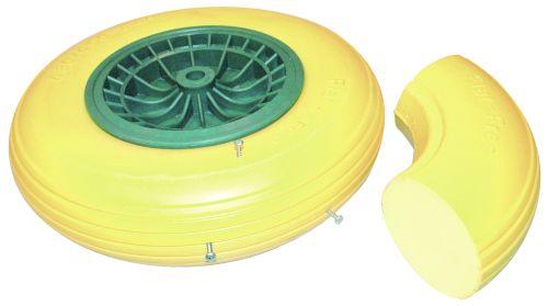 Trillebåre reservehjul punkteringsfri m/felg. passer 1-hjuls trillebåre