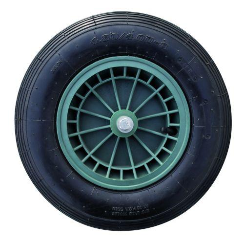 Trillebåre reservehjul m/felg. passer 1-hjuls trillebåre