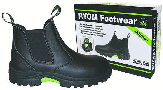 Ryom FRITIDSSTØVLE ALPHA M/SIKKERHET - SORT - Bilde 2