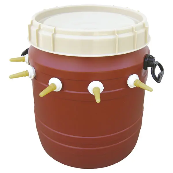 Lammebar. 65liter m/10 smokker. brun