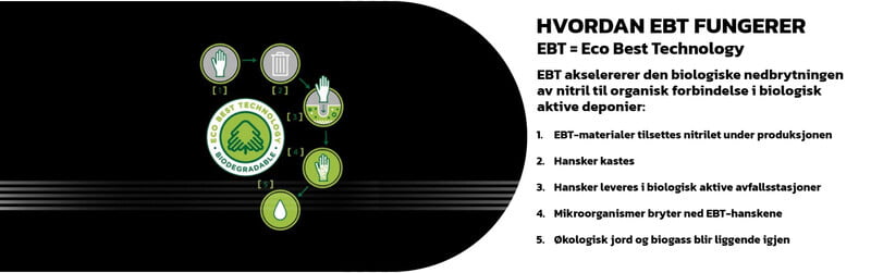 Showa engangshanske 7500 blå - Bilde 2