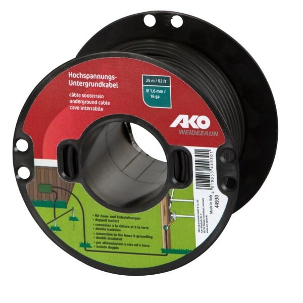 AKO Isolert kabel Ø1.6mm. 25m