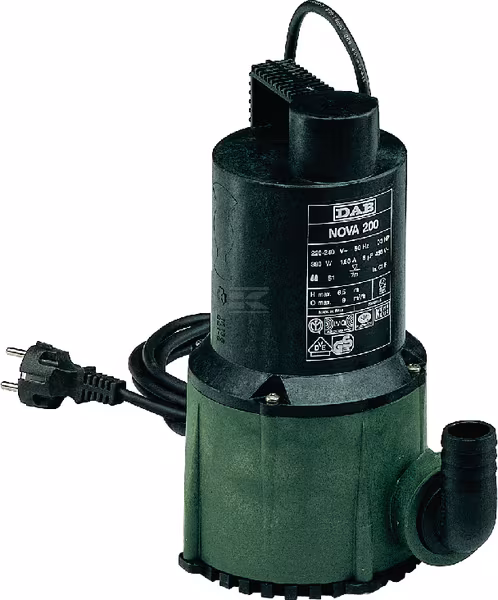 Lensepumpe Sump pump Nova 180M-NA maks leveransehøyde 4.8mtr