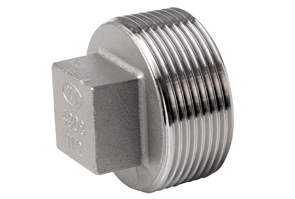 Gjengedeler rustfri Plugg. 1"