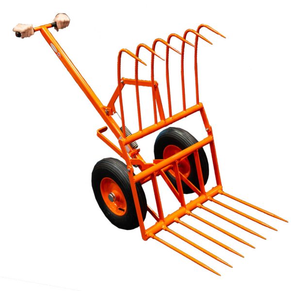 Underhaug hjulgrabb for finsnittet silo