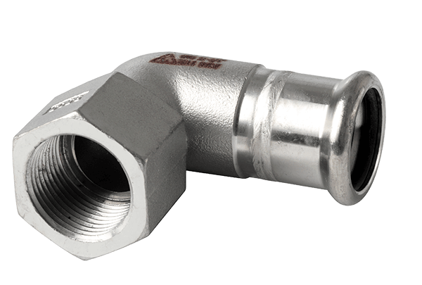 Pressfitting Rustfritt Overgangvinkel 90 gr 22-3/4" innv