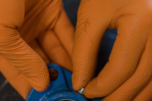 Nitril hanske X-Grip 240 mm, 50 pcs, orange - Bilde 4