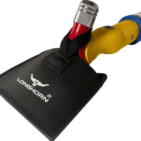 Longhorn kambeskytter i skinn