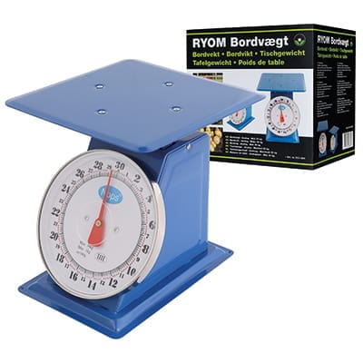 Ryom bordvekt analog 0-30kg