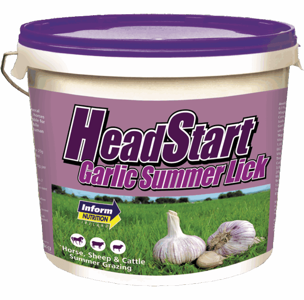 HeadStart Garlic Summer Lick 18kg