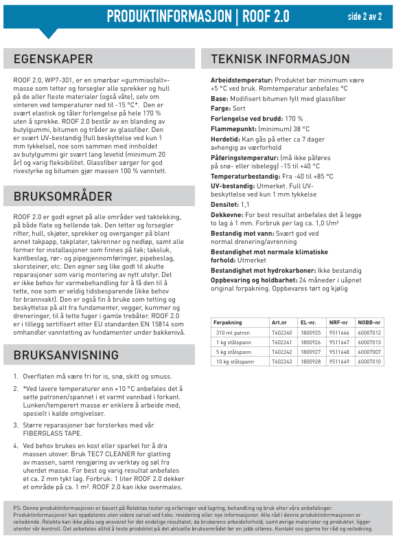 Roof 2.0 Tettemasse - Bilde 2