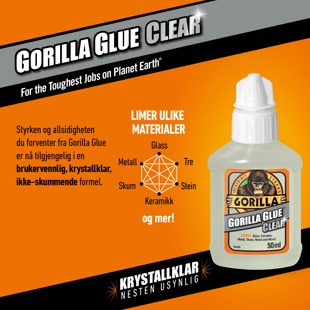 Gorilla Glue Clear 50ml - Bilde 5