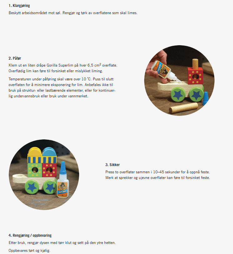 Gorilla Super Glue 15gr - Bilde 3