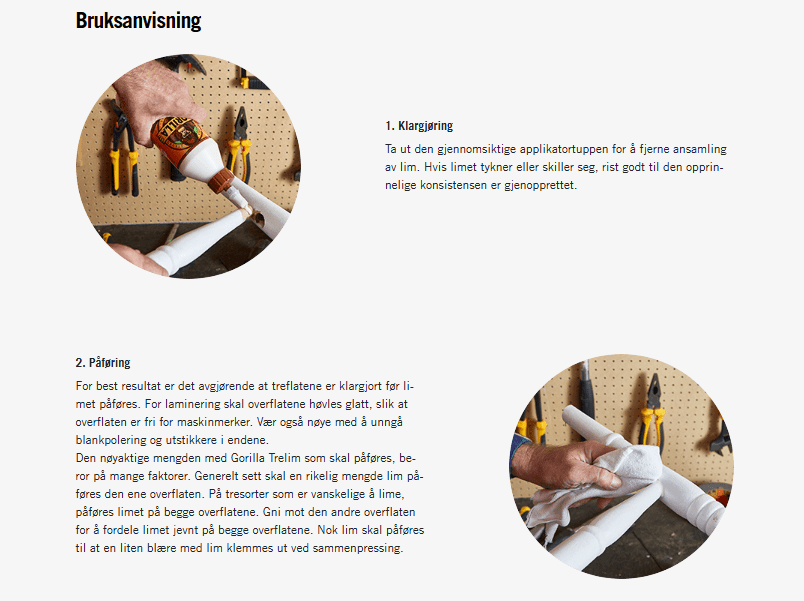 Gorilla Wood Glue 532ml - Bilde 4